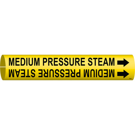 ""Medium Pressure Steam"" Pipe Marker - SAE202
