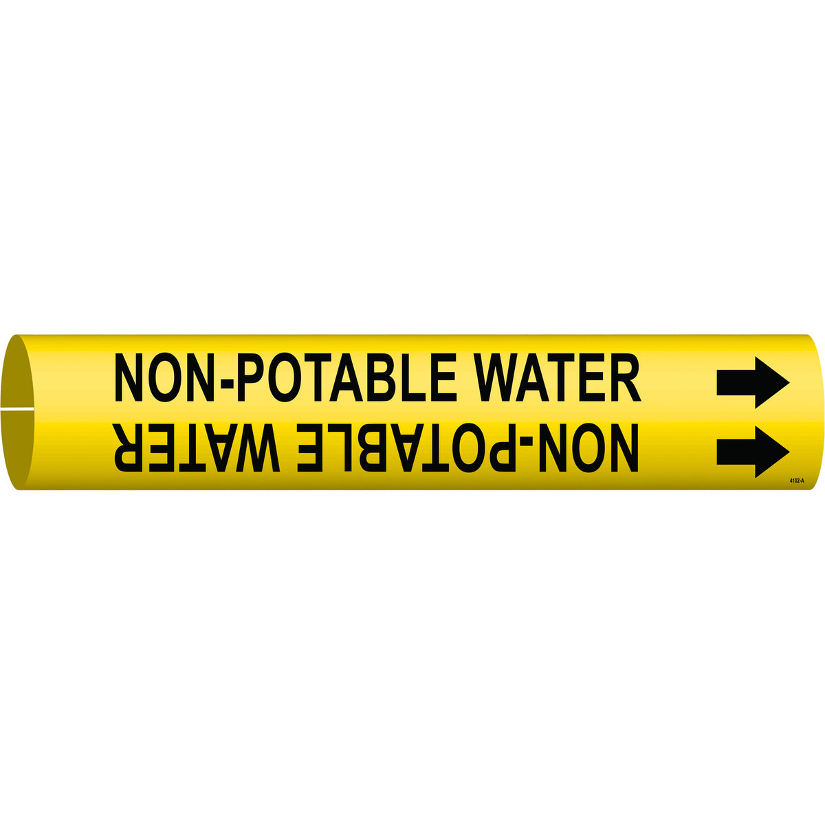 ""Non-Potable Water"" Pipe Marker - SAE256