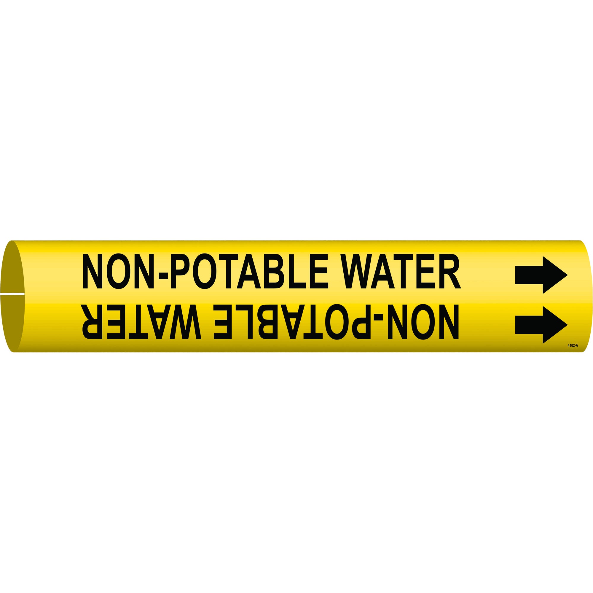 ""Non-Potable Water"" Pipe Marker - SAE256