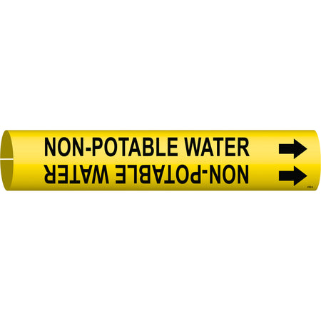 ""Non-Potable Water"" Pipe Marker - SAE256