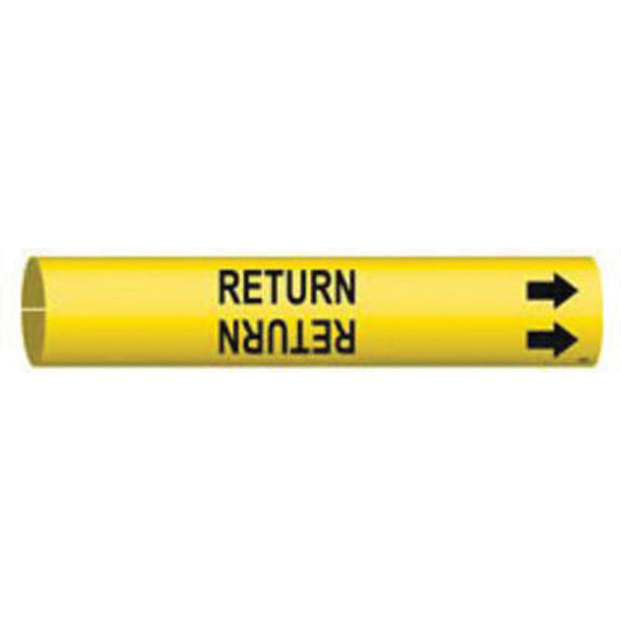 ""Return"" Pipe Marker - SAE389
