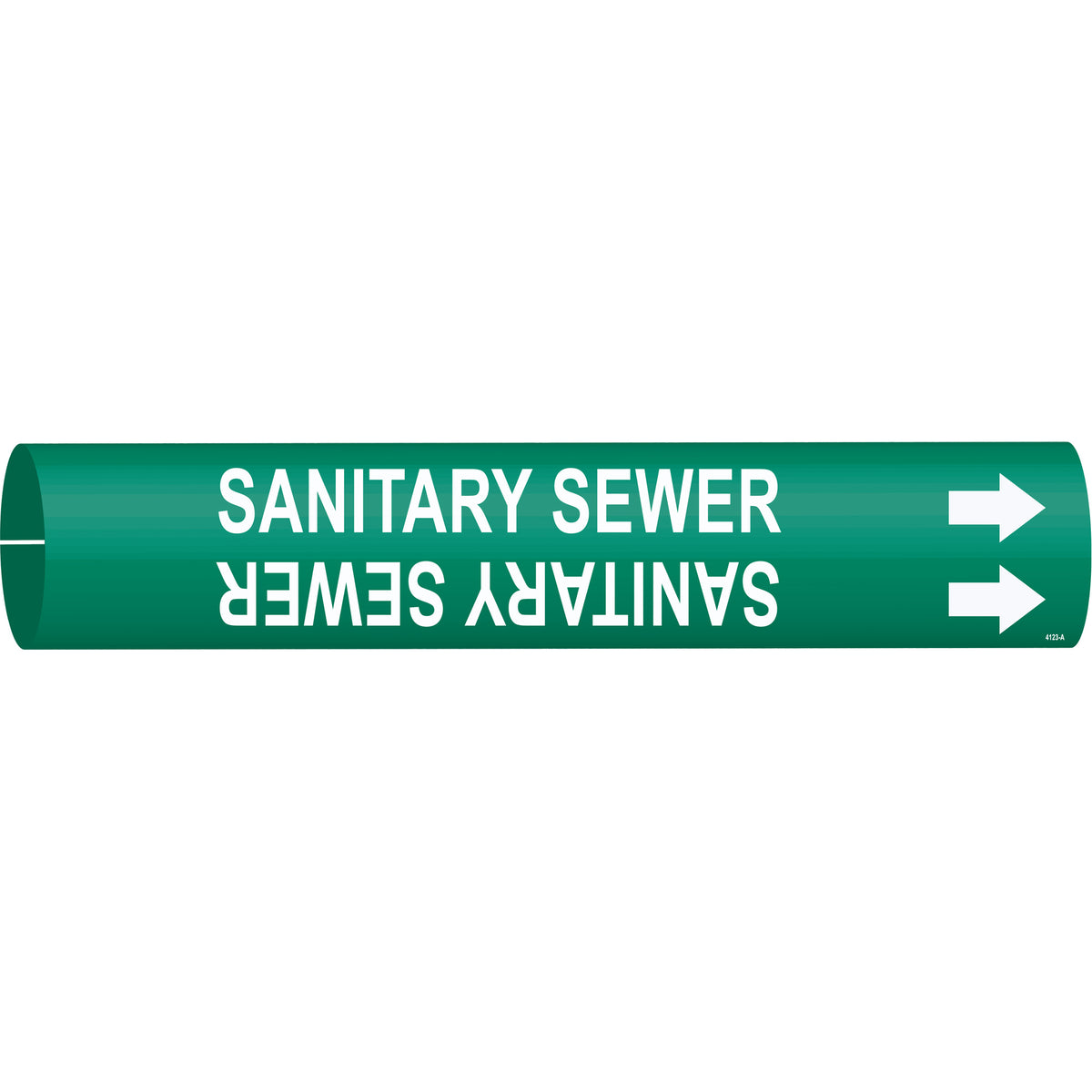 ""Sanitary Sewer"" Pipe Marker - SAE421
