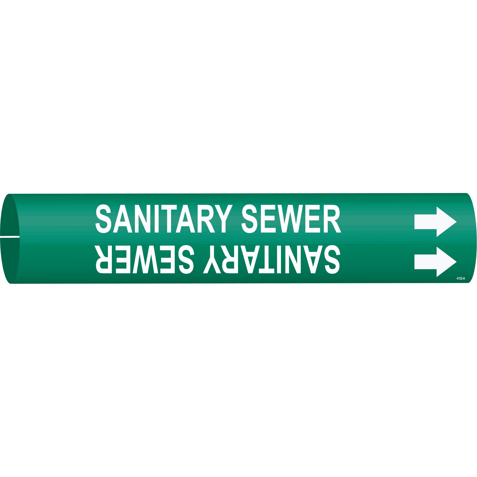 ""Sanitary Sewer"" Pipe Marker - SAE421
