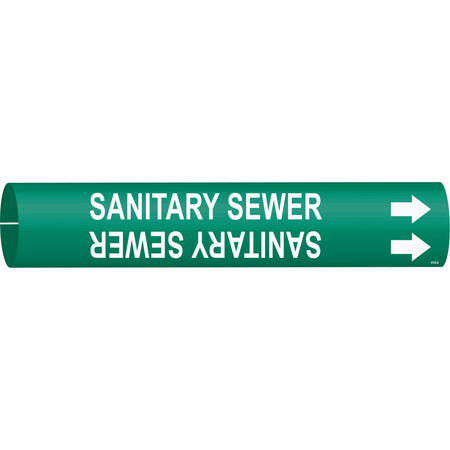 ""Sanitary Sewer"" Pipe Marker - SAE421