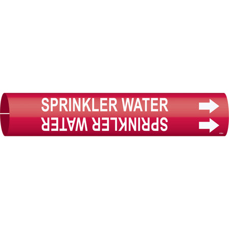 ""Sprinkler Water"" Pipe Marker - SAE461