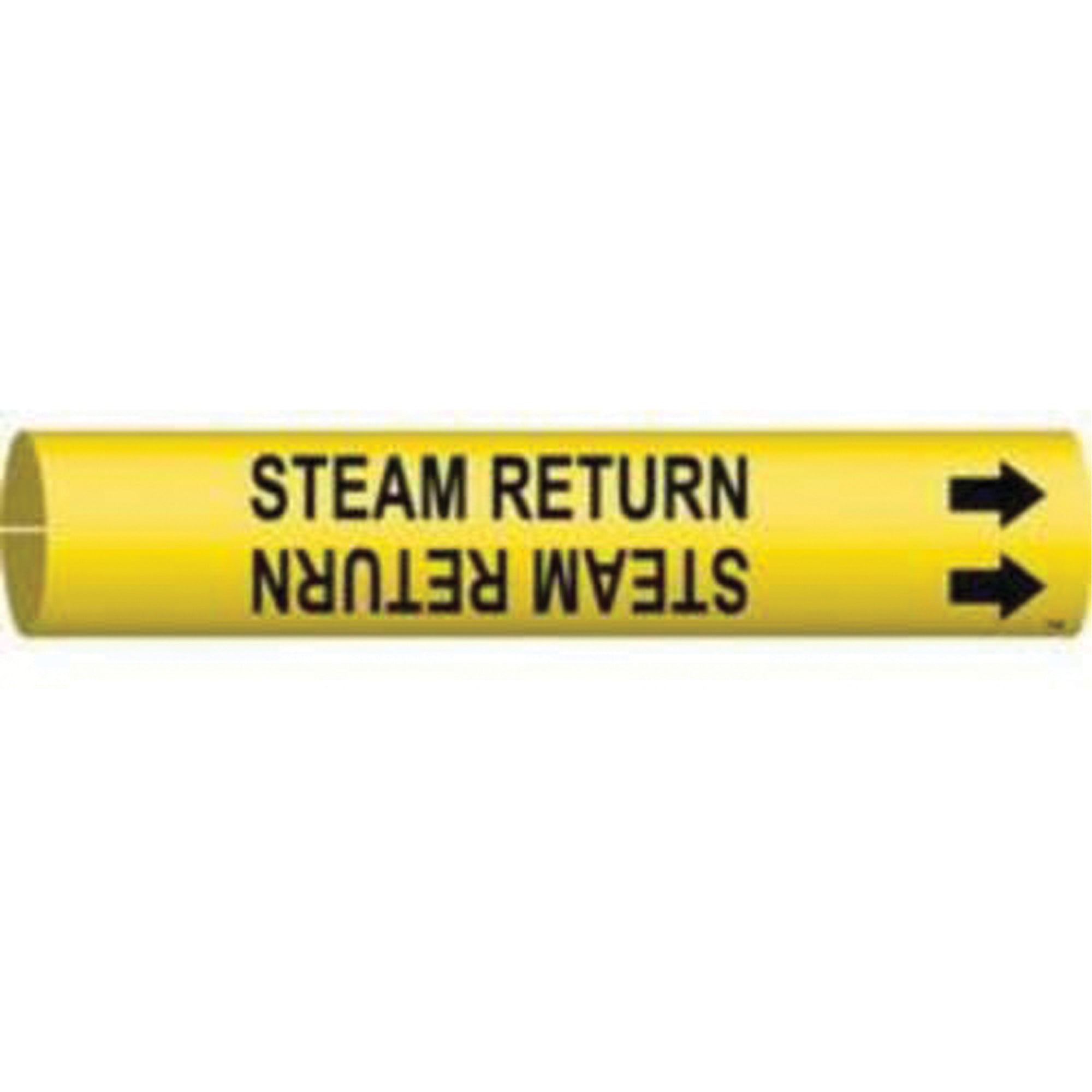 ""Steam Return"" Pipe Marker - SAE477