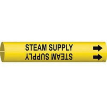 ""Steam Supply"" Pipe Marker - SAE485