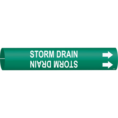 ""Storm Drain"" Pipe Marker - SAE494
