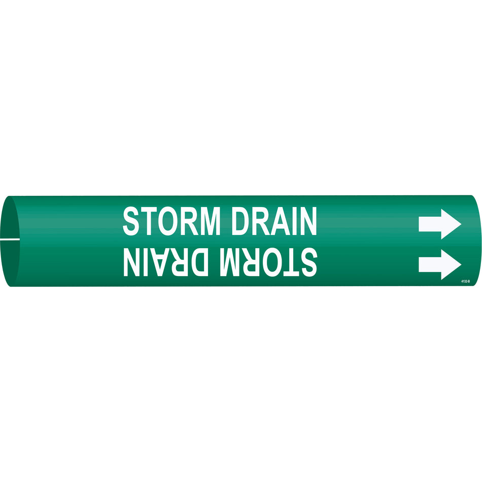 ""Storm Drain"" Pipe Marker - SAE494