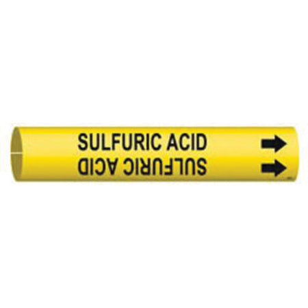 ""Sulfuric Acid"" Pipe Marker - SAE525
