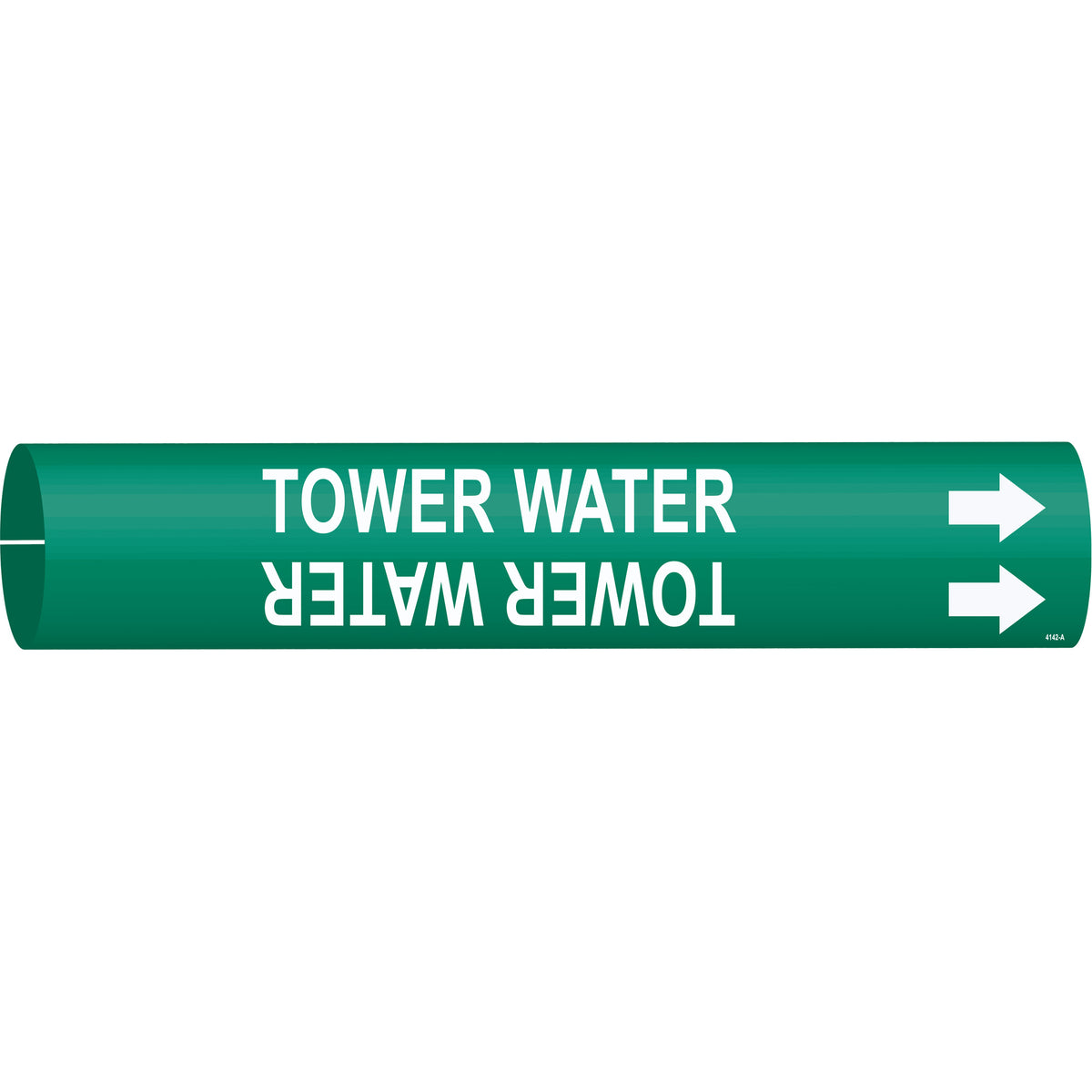 ""Tower Water"" Pipe Marker - SAE573