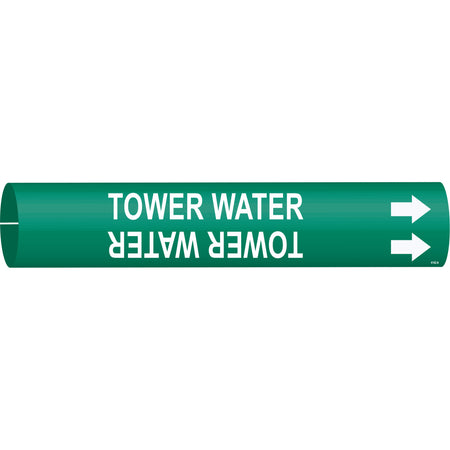 ""Tower Water"" Pipe Marker - SAE573