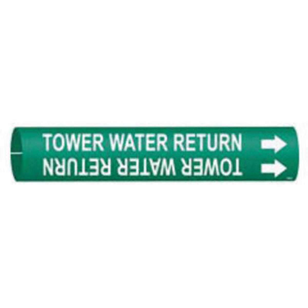 ""Tower Water Return"" Pipe Marker - SAE581