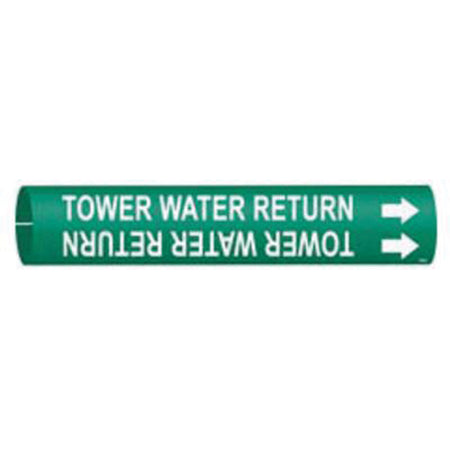""Tower Water Return"" Pipe Marker - SAE581