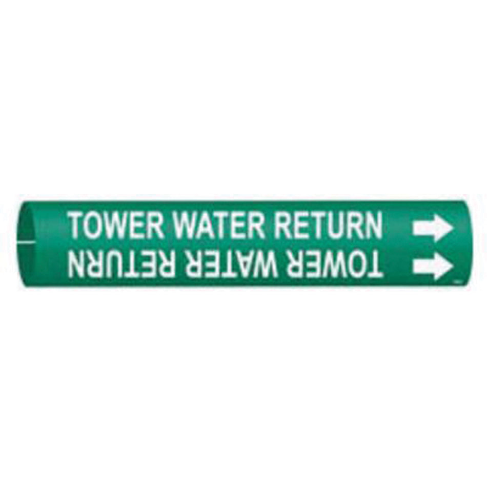 ""Tower Water Return"" Pipe Marker - SAE581