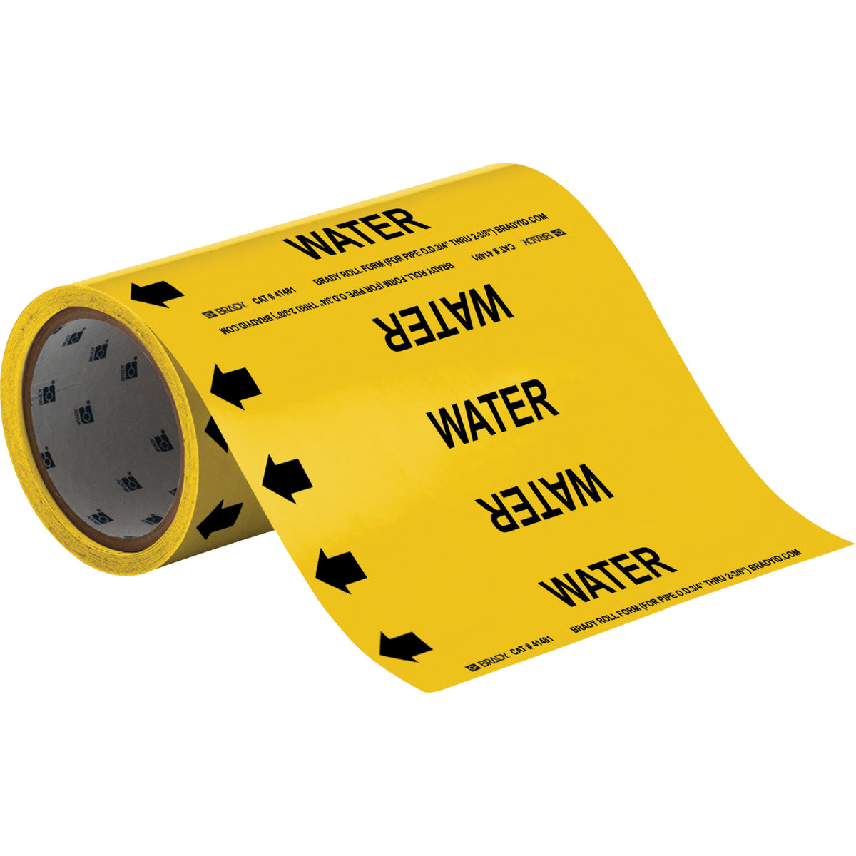 ""Water"" Roll Form Pipe Markers - SAE644