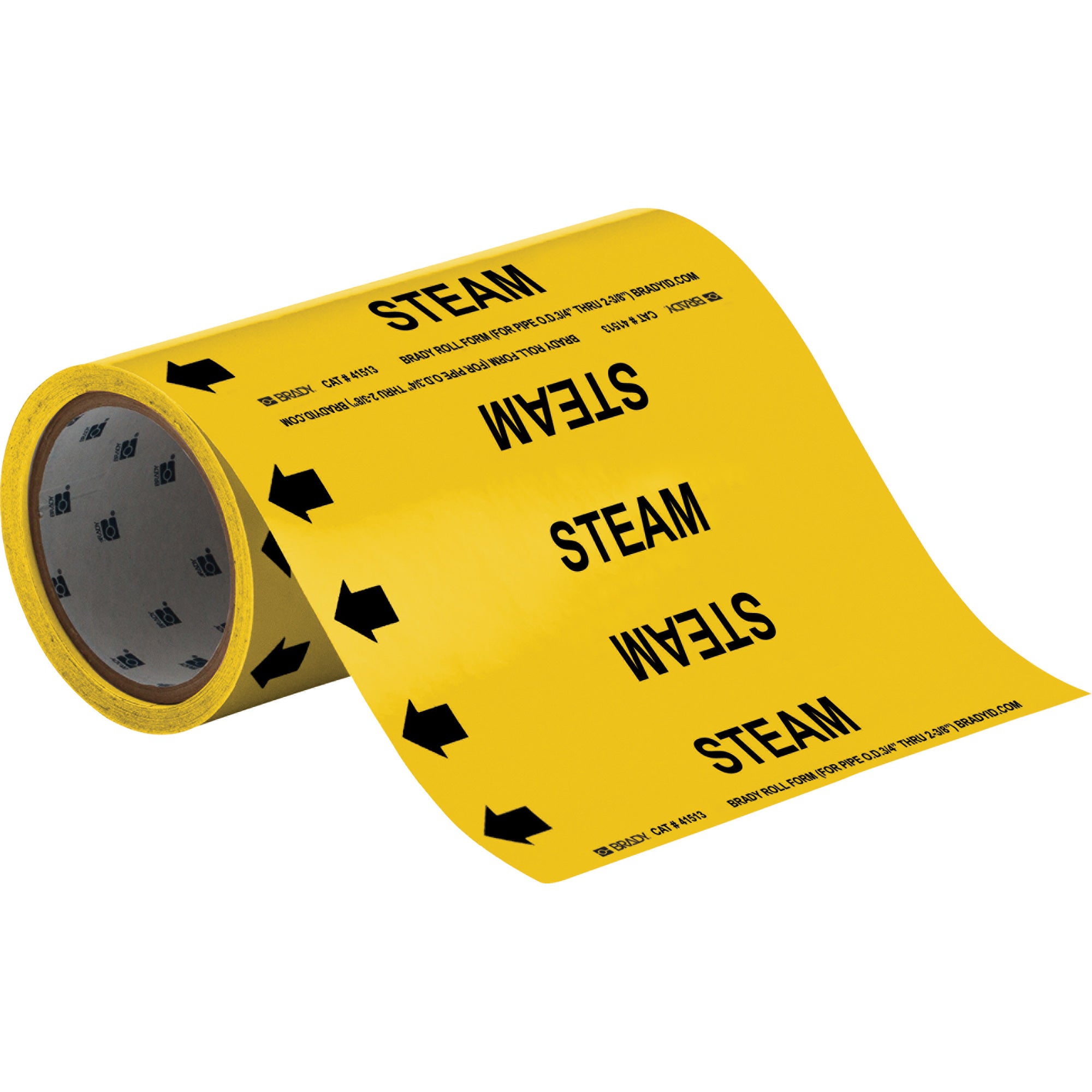 ""Steam"" Roll Form Pipe Markers - SAE674