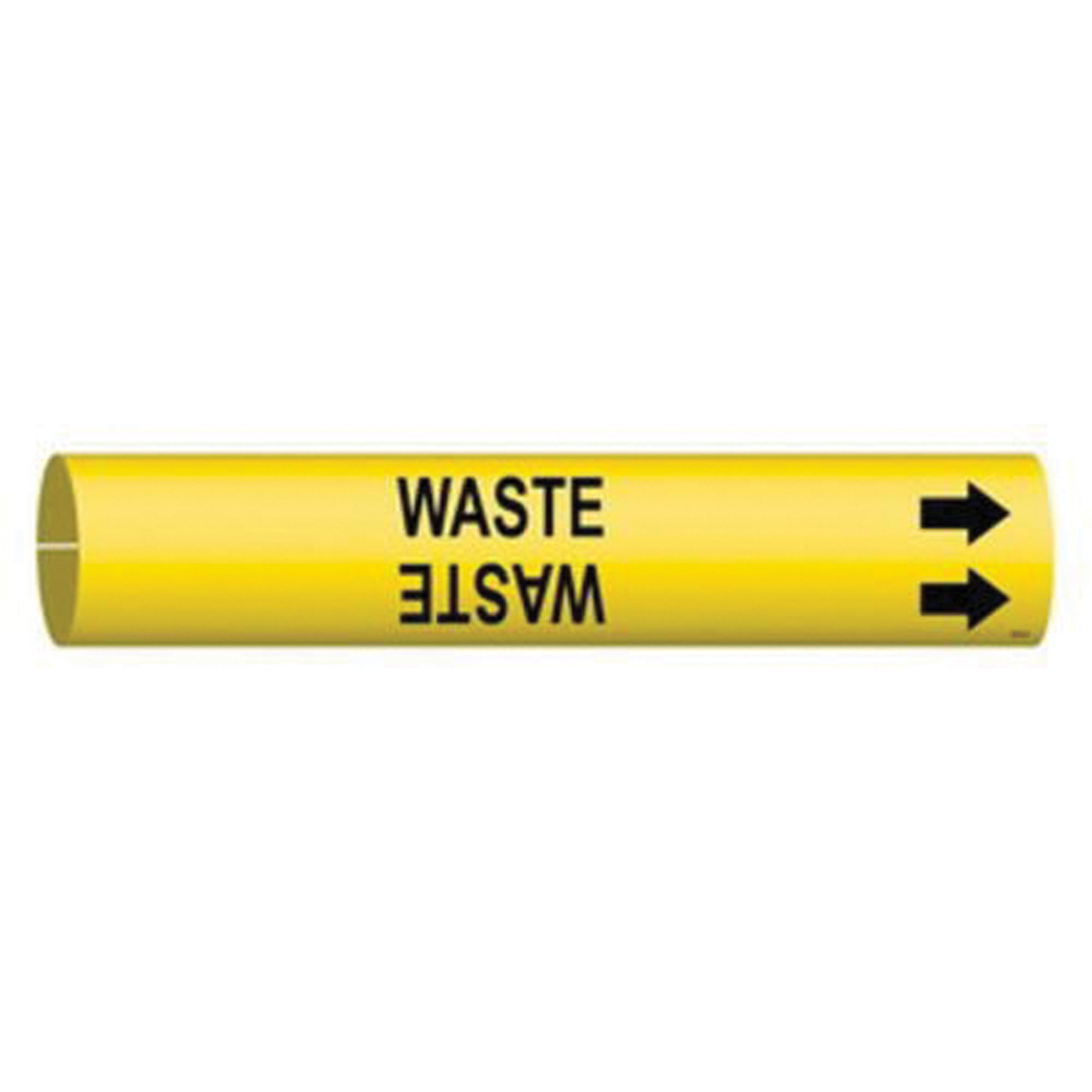 ""Waste"" Pipe Marker - SAE679