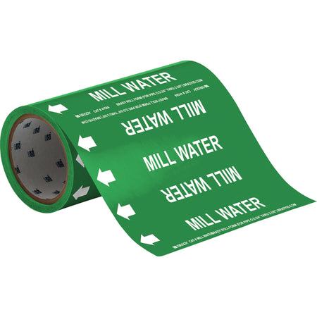 ""Mill Water"" Roll Form Pipe Markers - SAE741