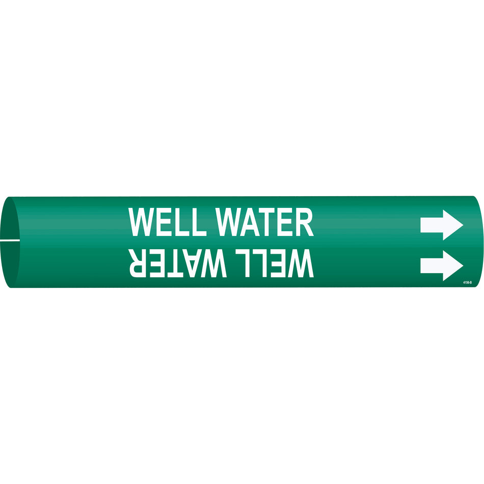 ""Well Water"" Pipe Marker - SAE745