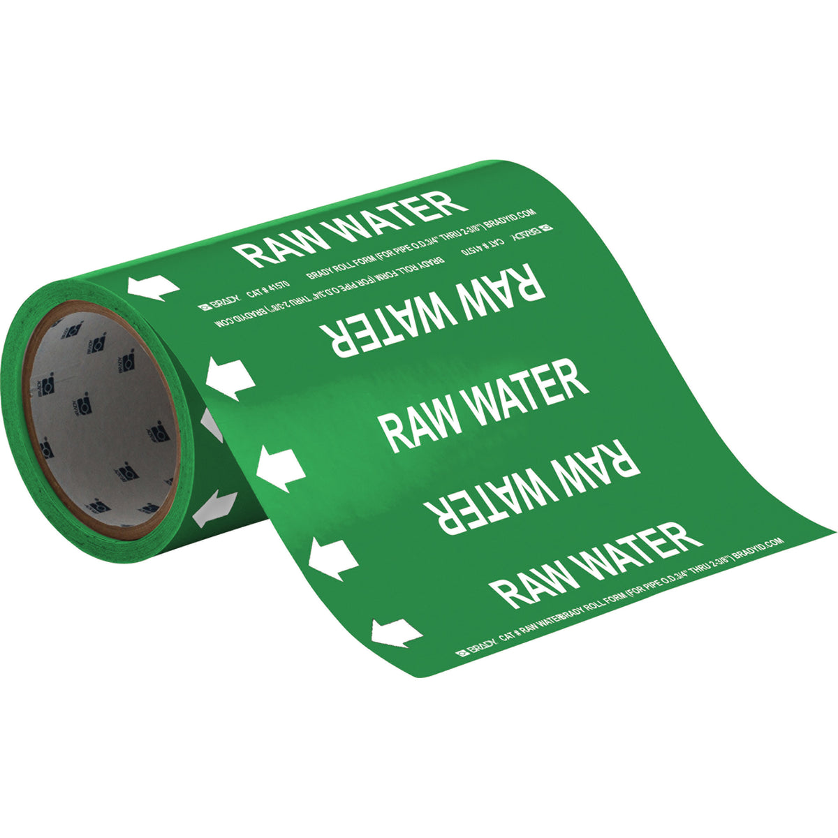 ""Raw Water"" Roll Form Pipe Markers - SAE752