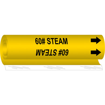 ""60# Steam"" Pipe Marker - SAE816
