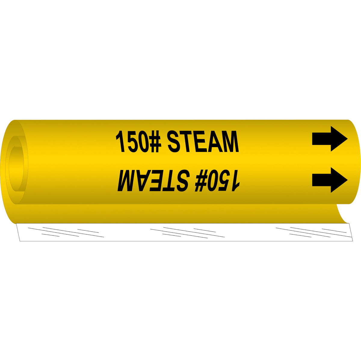 ""150# Steam"" Pipe Marker - SAE836