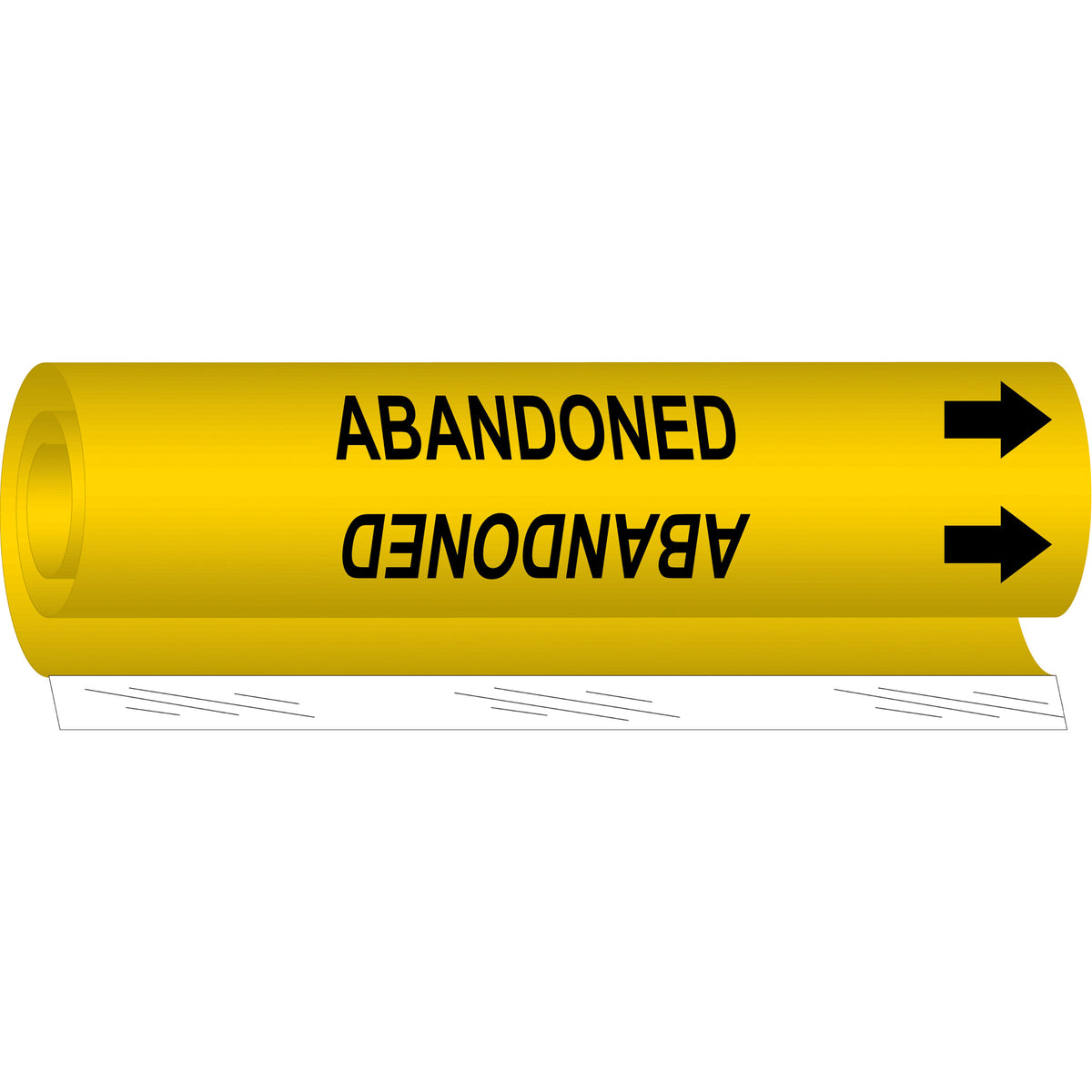 ""Abandoned"" Pipe Marker - SAE865