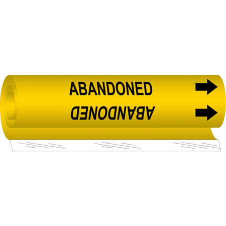 ""Abandoned"" Pipe Marker - SAE865