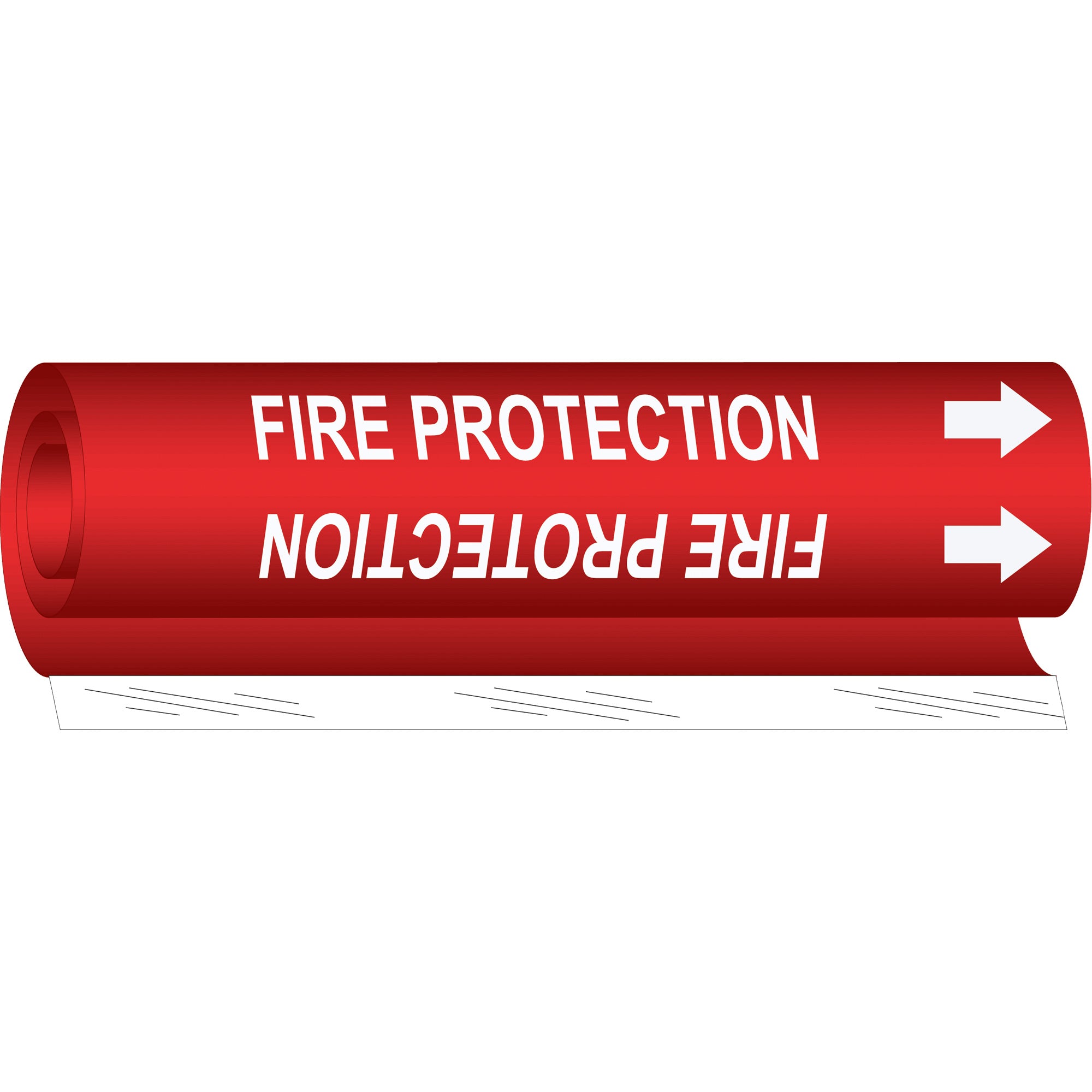 ""Fire Protection"" Pipe Marker - SAF129