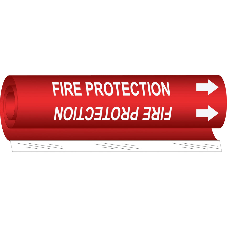""Fire Protection"" Pipe Marker - SAF129