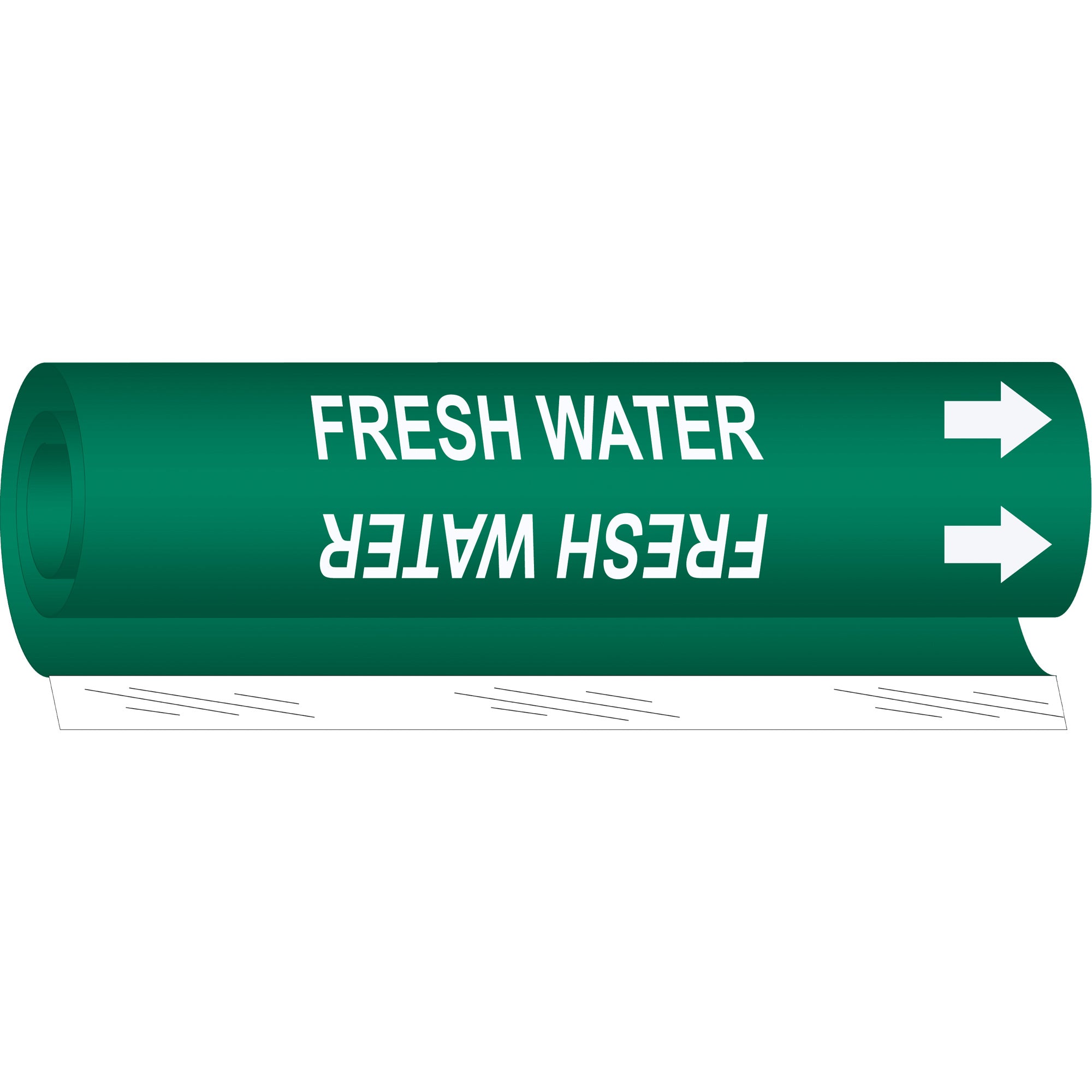 ""Fresh Water"" Pipe Marker - SAF145