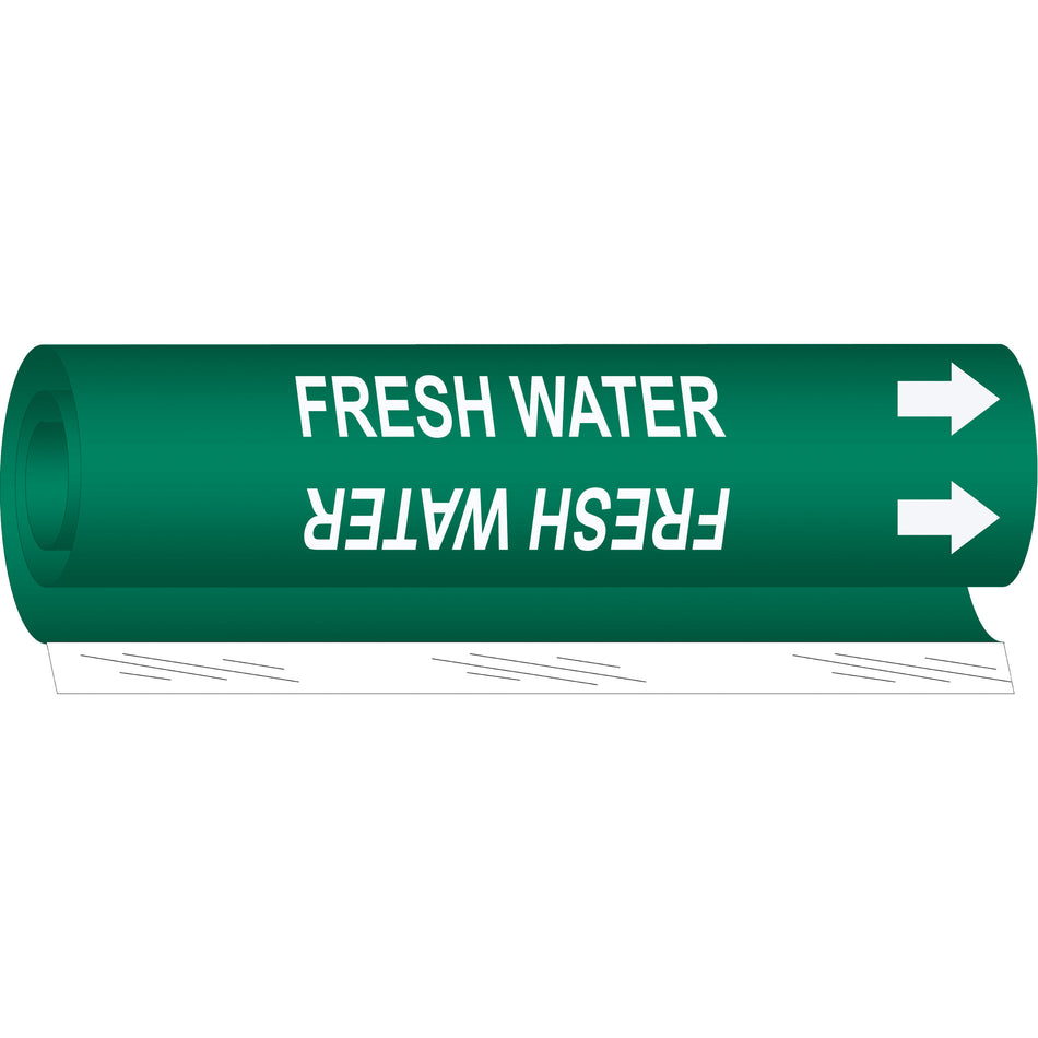""Fresh Water"" Pipe Marker - SAF145