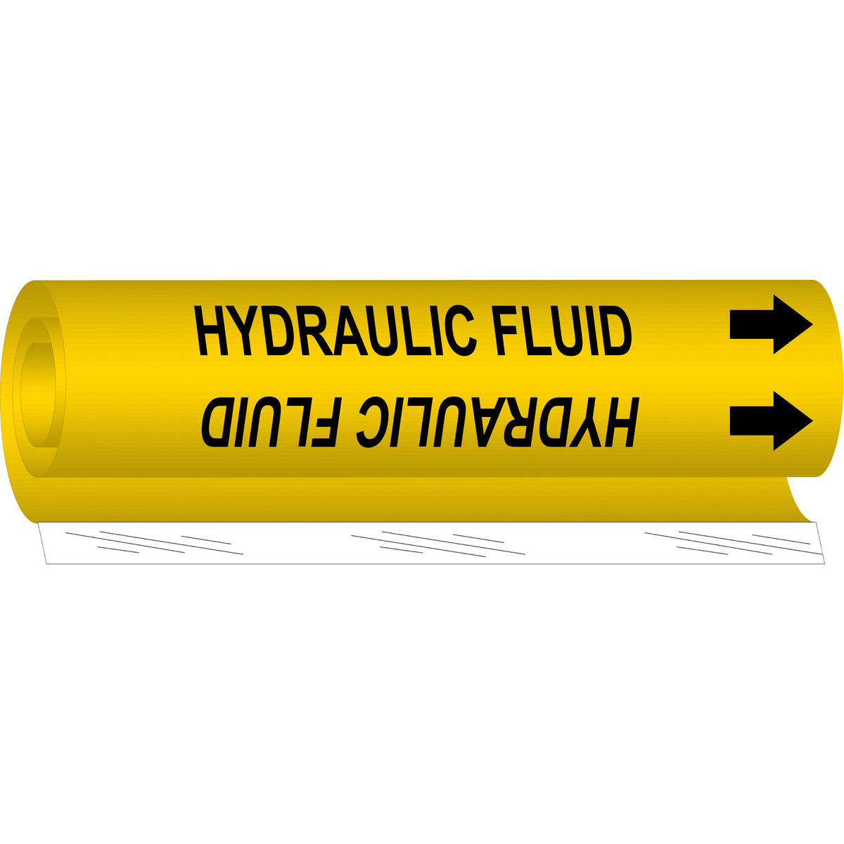 ""Hydraulic Fluid"" Pipe Marker - SAF216