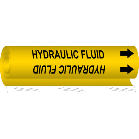 ""Hydraulic Fluid"" Pipe Marker - SAF216