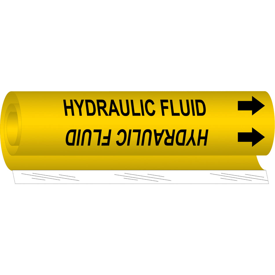 ""Hydraulic Fluid"" Pipe Marker - SAF216