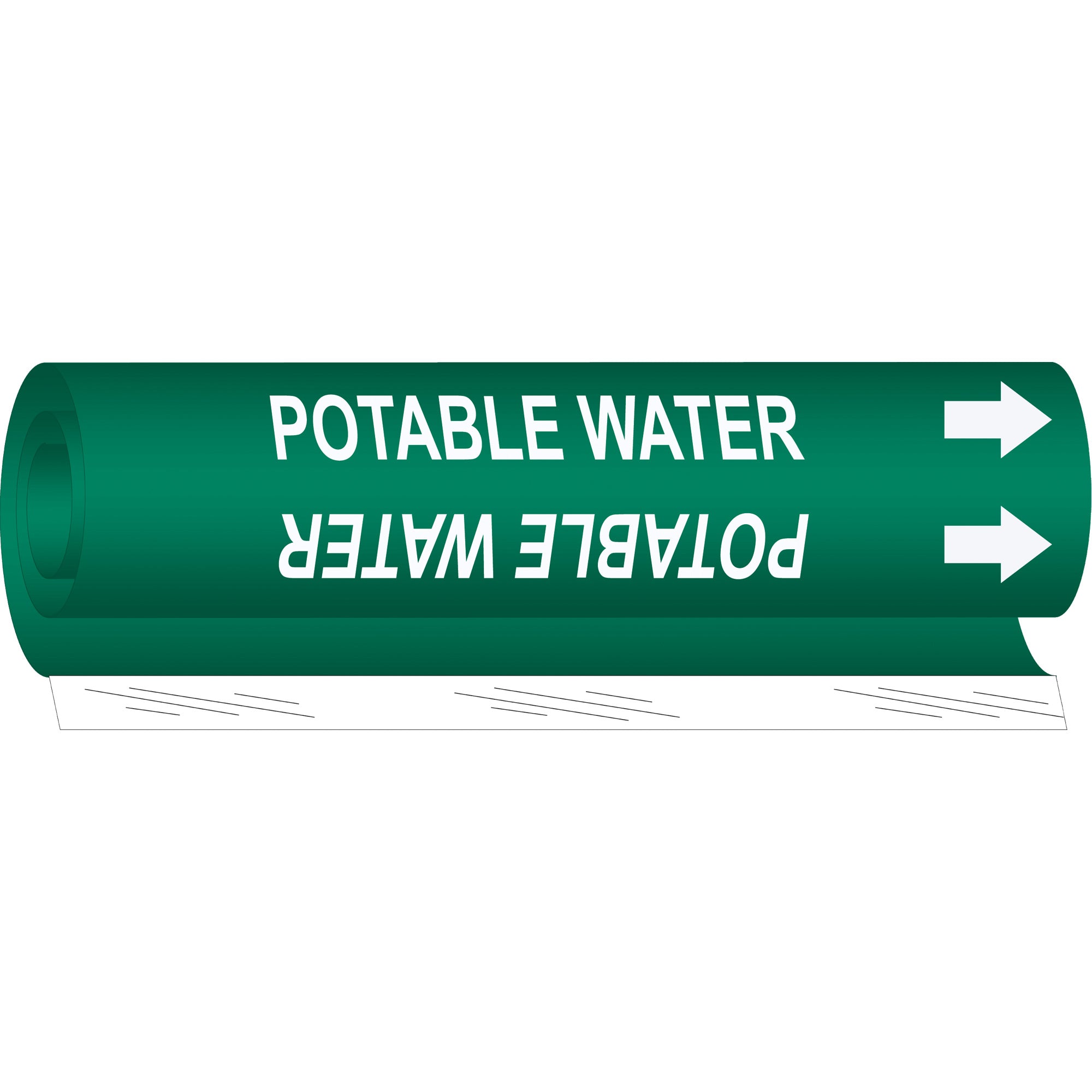 ""Potable"" Pipe Marker - SAF341