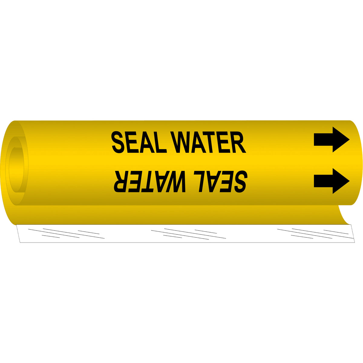 ""Seal Water"" Pipe Marker - SAF389