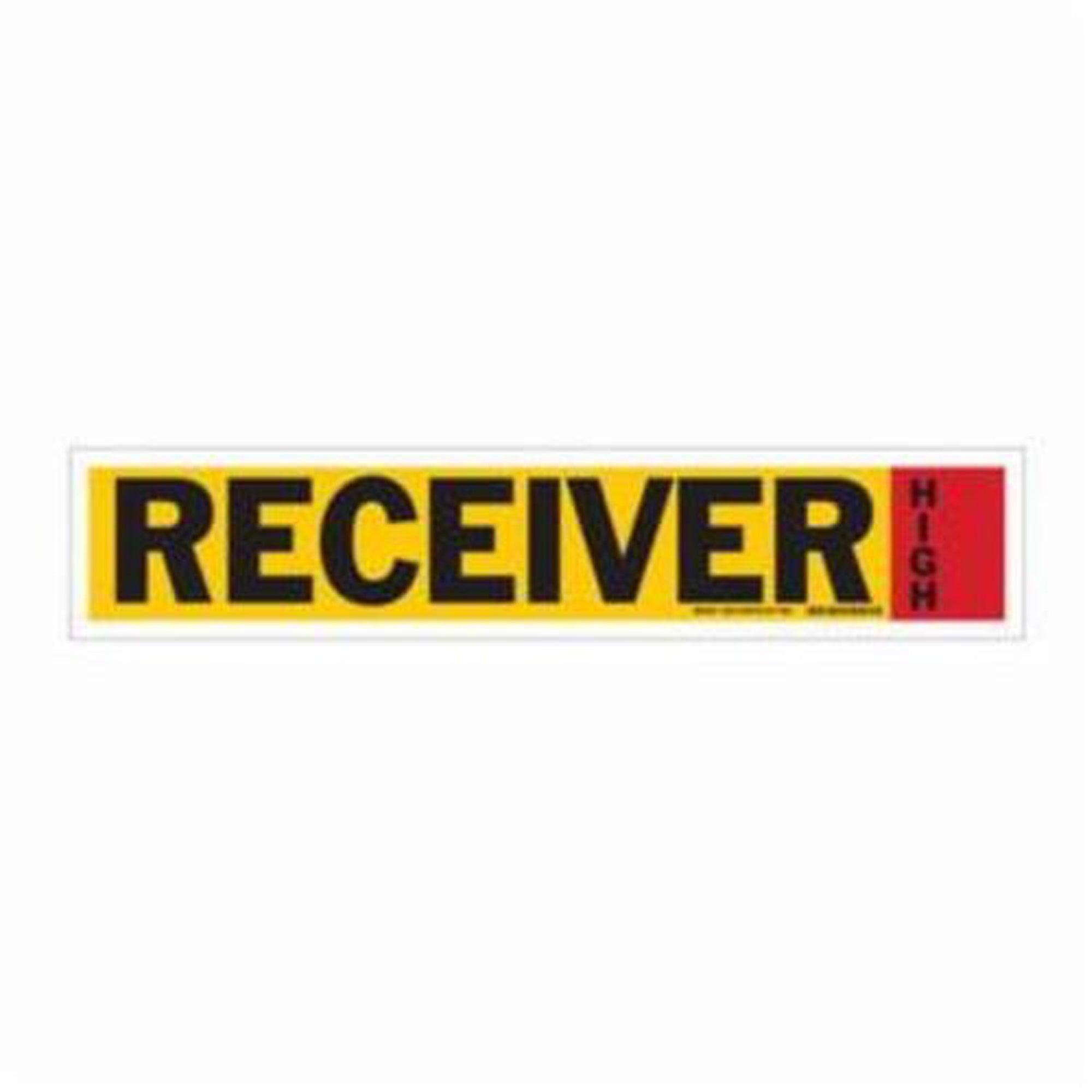 ""Receiver"" Ammonia (IIAR) Pipe Marker - SAF728