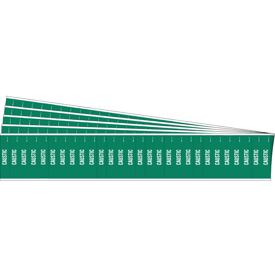""Caustic"" Semi-Conductor & Chemical Pipe Markers - SAF754