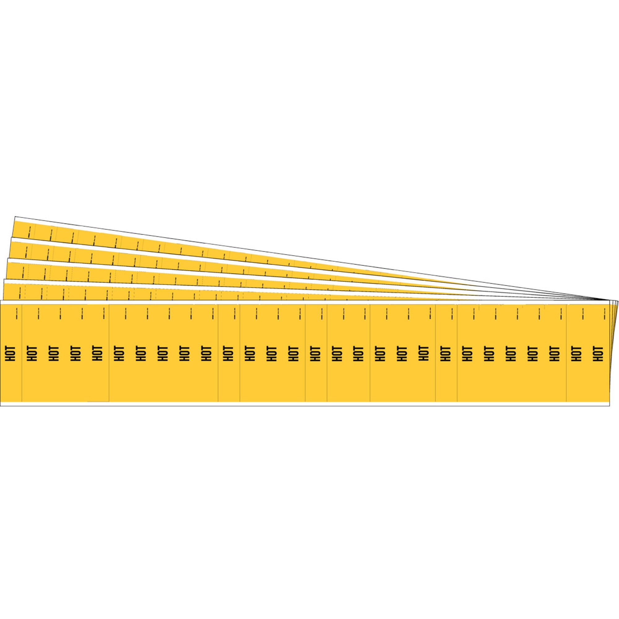 ""Hot"" Semi-Conductor & Chemical Pipe Markers - SAF768