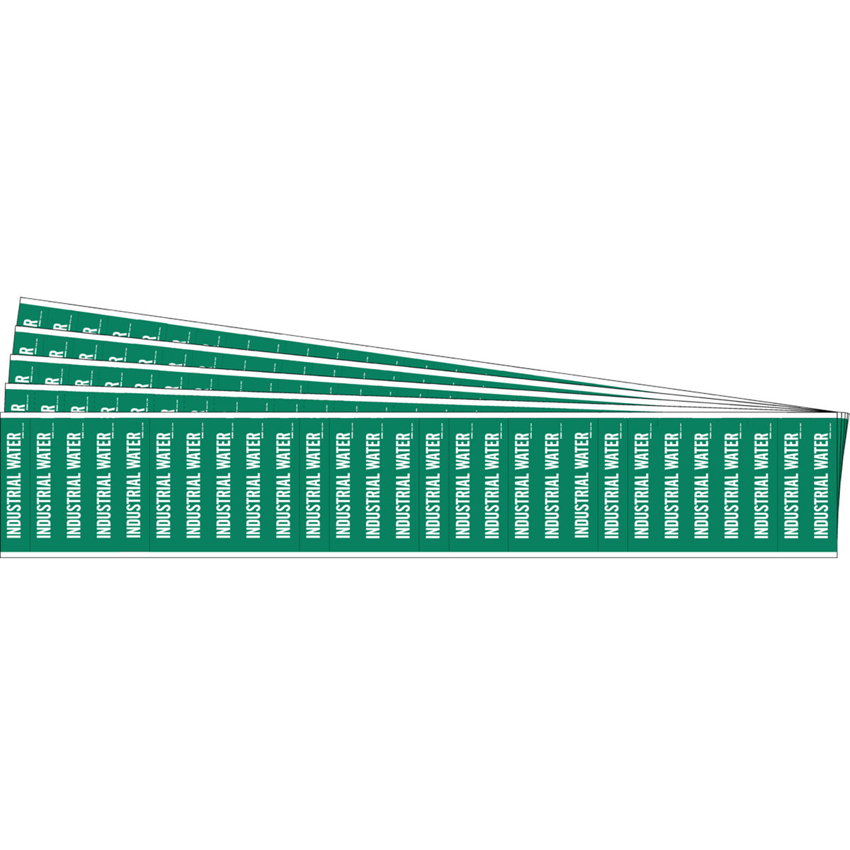 ""Industrial Water"" Semi-Conductor & Chemical Pipe Markers - SAF773