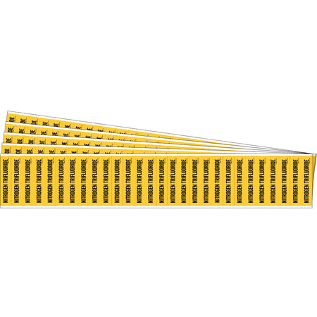 ""Nitrogen Trifluoride"" Semi-Conductor & Chemical Pipe Markers - SAF775