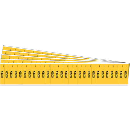 ""Oxygen"" Semi-Conductor & Chemical Pipe Markers - SAF778
