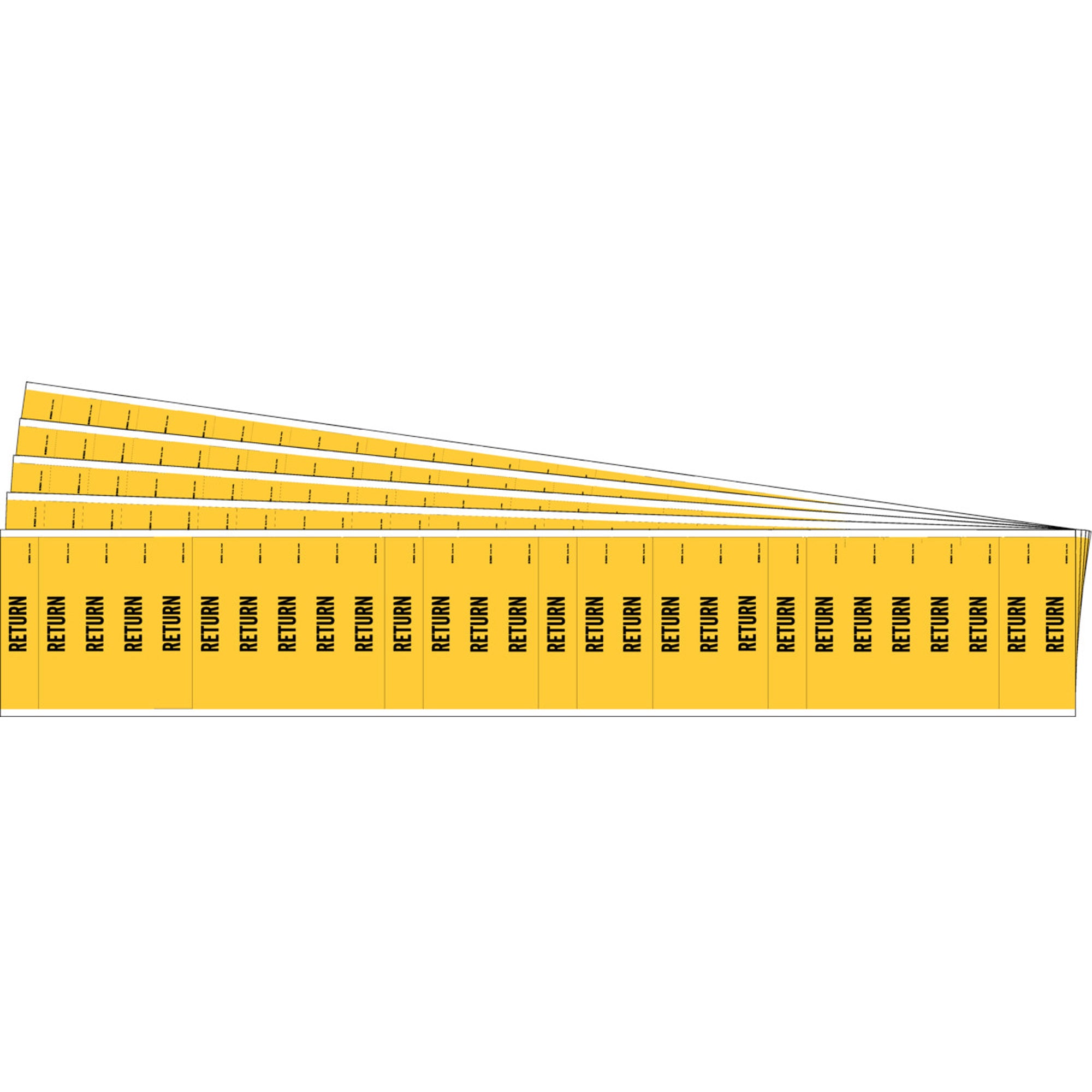 ""Return"" Semi-Conductor & Chemical Pipe Markers - SAF782