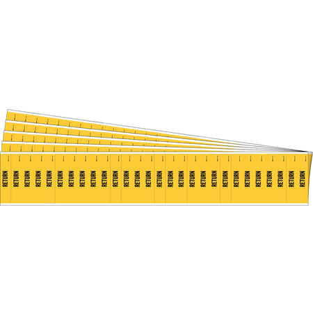 ""Return"" Semi-Conductor & Chemical Pipe Markers - SAF782
