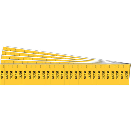""Solvent"" Semi-Conductor & Chemical Pipe Markers - SAF784