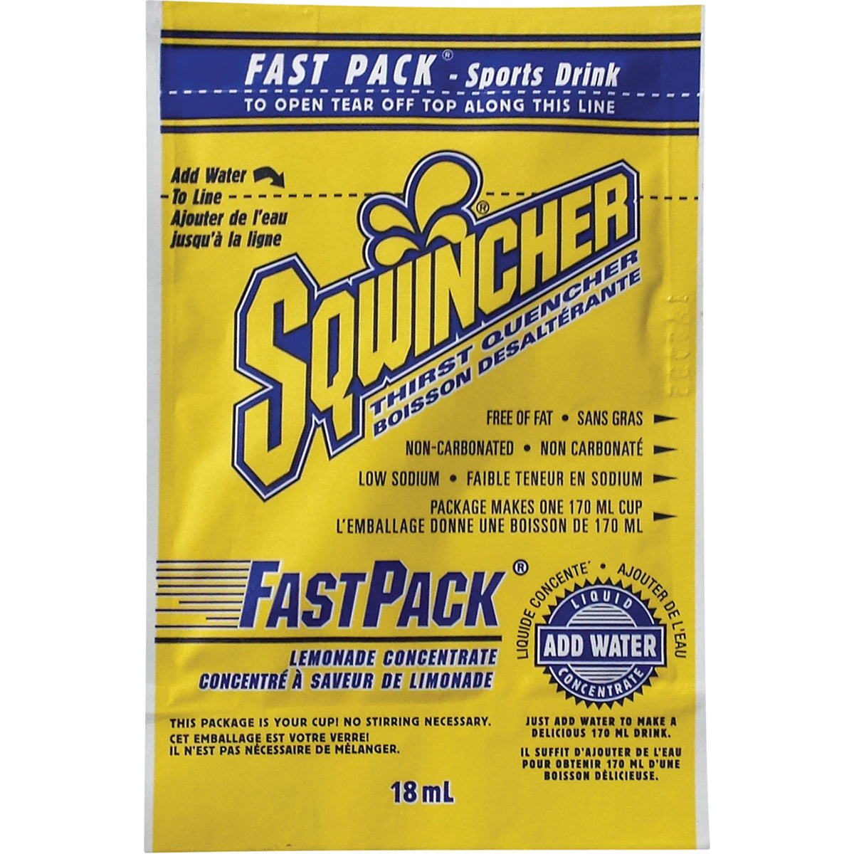 Sqwincher® Rehydration Drink Fast Pack® - SAF872