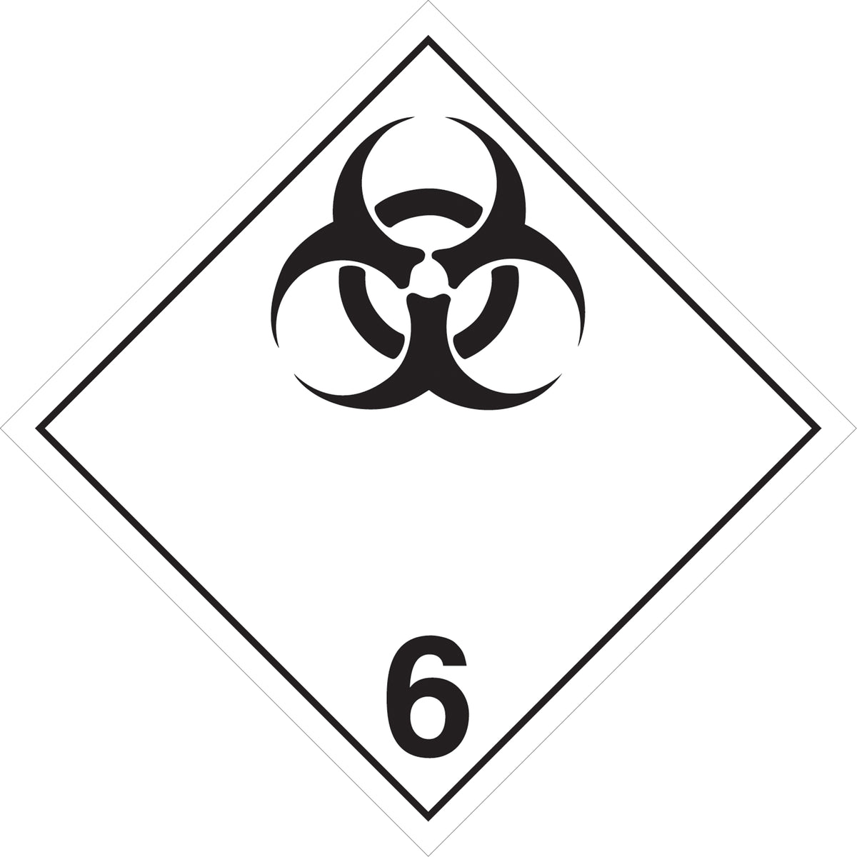Infectious Substances Placard - SAG840