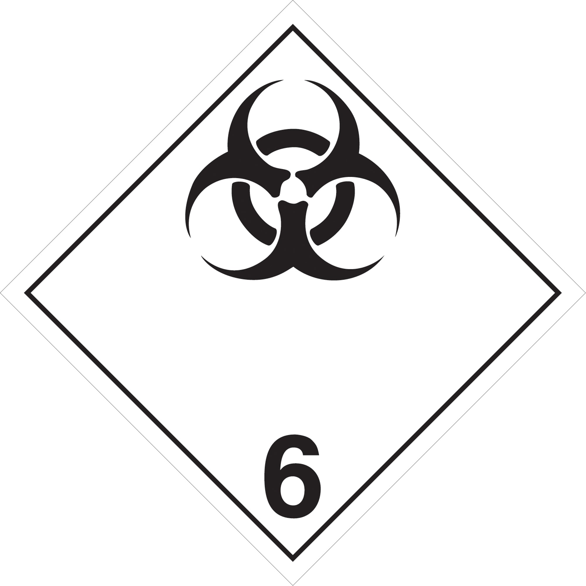 Infectious Substances Placard - SAG840